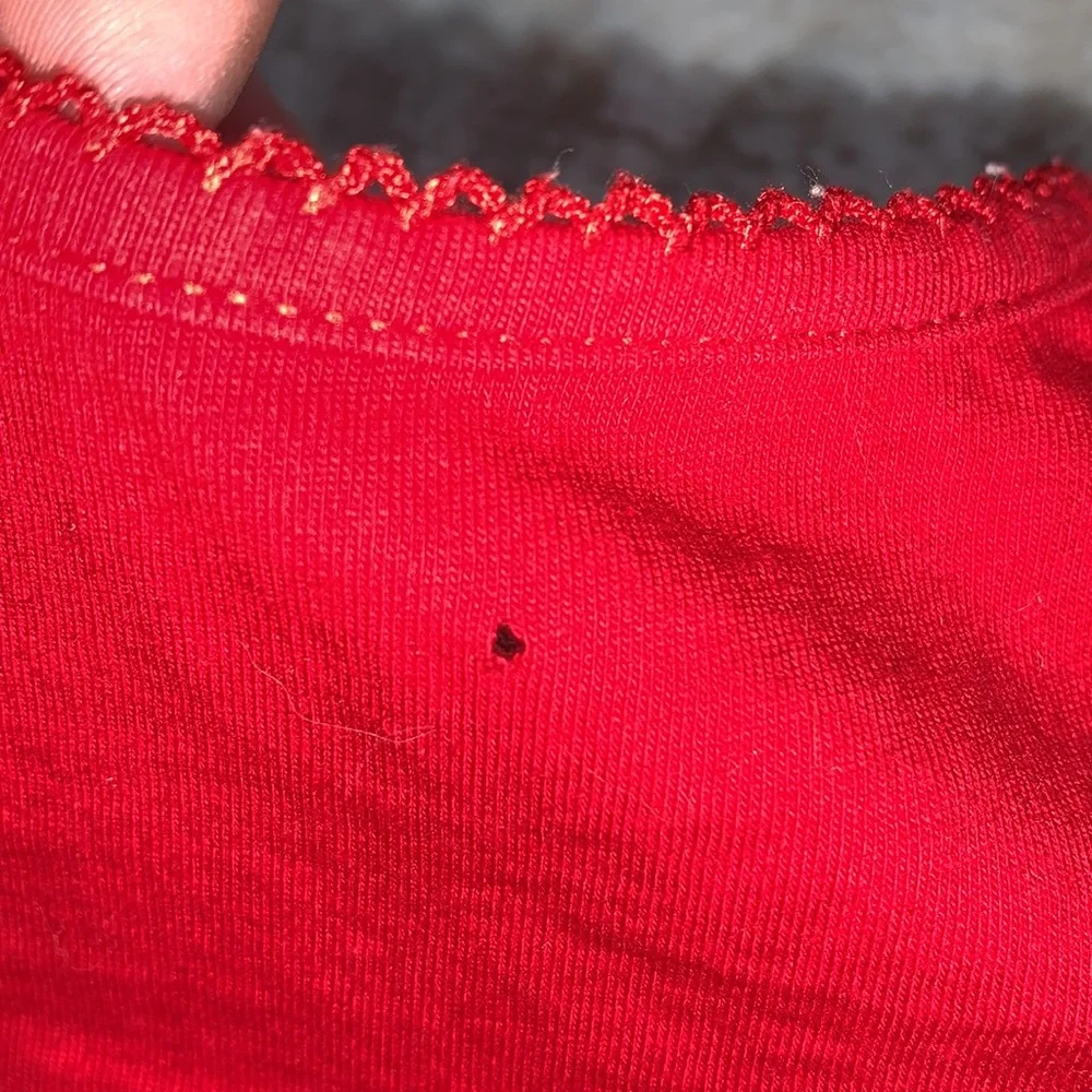 2 Carter’s Valentine’s Red Tops Baby 3m Hearts